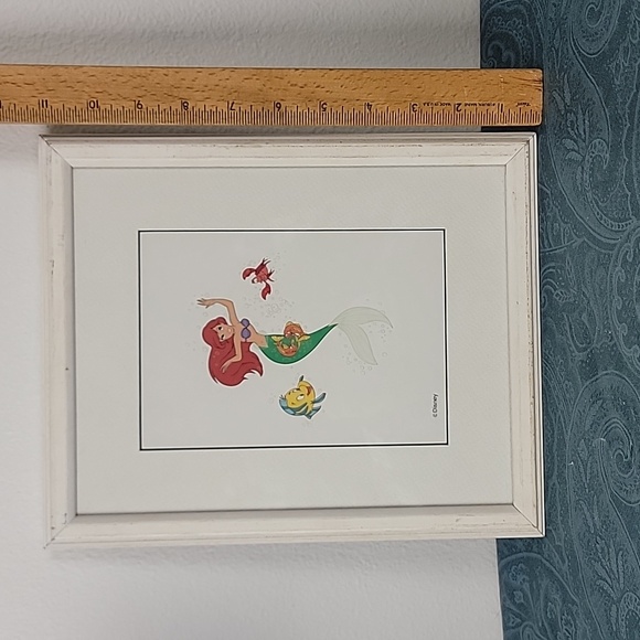 Disney Ariel Flounder & Sebastian Framed 11 X 9 1/4 Picture - Picture 3 of 12